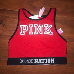 NWT Victoria Secret PINK Halter Sports Bra